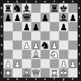 1967 Sweden (ch) – Round 10 – Santesson Kjell – 1/2-1/2 – Nilsson, Zandor – G50