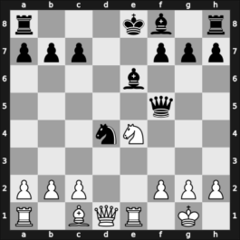 1967 Szczecin ch POL – Round 1 – Nowacki, Marian – 1/2-1/2 – Sliwa, Bogdan – G6