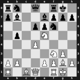1967 Szczecin ch POL – Round 5 – Dobrzynski, Wojciech – 1/2-1/2 – Sliwa, Bogdan – G24