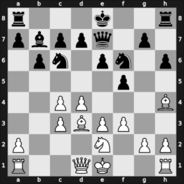 1967 URS Team Ch – Round 1 – Botvinnik, Mikhail – 1/2-1/2 – Bronstein, David I – G2