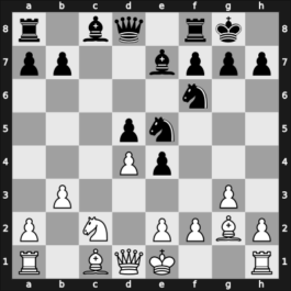 1967 URS Team Ch – Round 1 – Lomaya, Teimuraz – 0-1 – Krogius, Nikolai V – G21