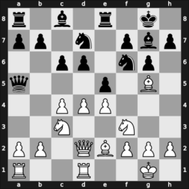 1967 URS Team Ch – Round 1 – Borisenko, Georgy K – 1/2-1/2 – Tal, Mikhail – G55