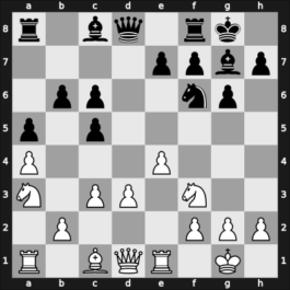 1967 URS Team Ch – Round 1 – Dzindzichashvili, Roman – 1/2-1/2 – Taimanov, Mark E – G92