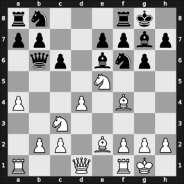 1967 Moscow (URS Team Ch) – Round 1 – Muratov, Vladimir A – 1-0 – Gufeld, Eduard – G108