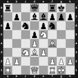 1967 URS Team Ch – Round 1 – Zhidkov, Valery S – 1/2-1/2 – Chikovani, Iuri – G44