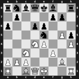 1967 URS-ch35 – Round 1 – Lutikov, Anatoly S – 0-1 – Tukmakov, Vladimir B – G67