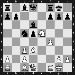 1967 Kharkov (URS-ch35) – Round 1 – Kholmov, Ratmir D – 1-0 – Korensky, Valeri S – G80