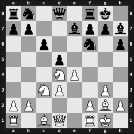 1967 URS-ch35 – Round 1 – Zheliandinov, Viktor – 0-1 – Klovans, Janis – G97