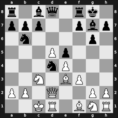 1967 Vejle – Round 1 – Enevoldsen, Jens – 1/2-1/2 – Moe, Mogens – G6