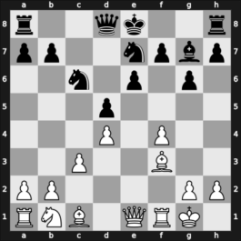 1967 Vrnjacka Banja zt – Round 1 – Watzka, Horst – 0-1 – Mohrlok, Dieter – G12