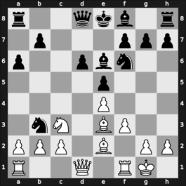 1967 YUG Ch 22th – Round 5 – Matanovic, Aleksandar – 1/2-1/2 – Bogdanovic, Rajko – G23