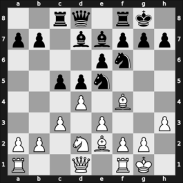 1967 YUG-URS women – Round 3 – Stadler, Tereza – 1/2-1/2 – Zatulovskaya, Tatiana – G5
