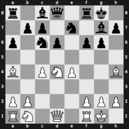 1967 YUG-URS women – Round 10 – Fatalibekova, Elena – 1/2-1/2 – Zatulovskaya, Tatiana – G14