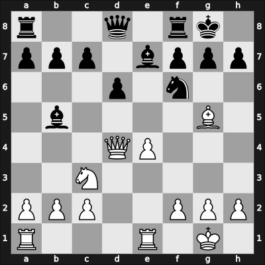 1967 YUG-URS women – Round 12 – Zatulovskaya, Tatiana – 1/2-1/2 – Nedeljkovic, Verica – G16