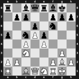 1968 Alma Ata ch-URS – Round 1 – Liberzon, Vladimir M – 1/2-1/2 – Cherepkov, Alexander V – G3