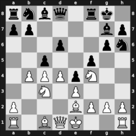 1968 Alma Ata ch-URS – Round 1 – Bagirov, Vladimir – 1/2-1/2 – Vasiukov, Evgeni – G9