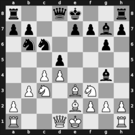 1968 Alma Ata ch-URS – Round 1 – Klovans, Janis – 1/2-1/2 – Bagirov, Vladimir – G32