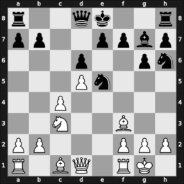 1968 Alma Ata ch-URS – Round 14 – Polugaevsky, Lev – 1-0 – Podgaets, Mikhail – G122