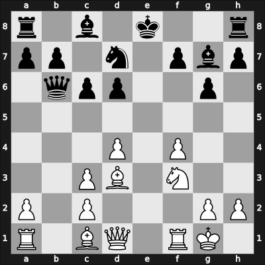 1968 BCF Ch Bristol ENG – Round 5 – Horton, Michael Howard – 1/2-1/2 – Basman, Michael J – G4