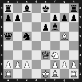 1968 Bamberg – Round 7 – Keres, Paul Petrovich – 1/2-1/2 – Petrosian, Tigran V – G55