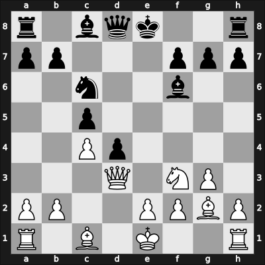 1968 Bamberg – Round 15 – Pfleger, Helmut, Dr. – 0-1 – Keres, Paul – G96