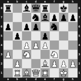 1968 Bamberg – Round 7 – Donner, H. – 1/2-1/2 – Schmid, Leo – G12