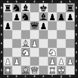 1968 Bamberg – Round 15 – Teufel, Juergen – 1/2-1/2 – Szabo, Ladislav – G25
