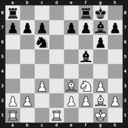 1968 Belgrade – Round 1 – Khasin, Abram – 1/2-1/2 – Velimirovic, Dragoljub – G6