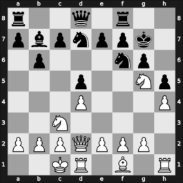 1968 Belgrade – Round 1 – Rakic, Tomislav – 1/2-1/2 – Janosevic, Dragoljub – G31