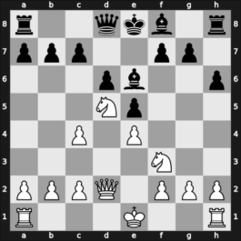 1968 Belgrade – Round 1 – Janosevic, Dragoljub – 1/2-1/2 – Dely, Peter – G44