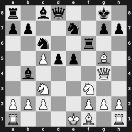 1968 Belgrade – Round 1 – Martinovic, Slobodan – 1/2-1/2 – Khasin, Abram – G52