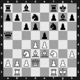 1968 Belgrade (Women) 4th – Round 7 – Blagojevic, Katarina – 1/2-1/2 – Gaprindashvili, Nona – G27