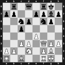 1968 Belgrade (Women) 4th – Round 8 – Gaprindashvili, Nona – 1-0 – Radikovska, Kristina – G31