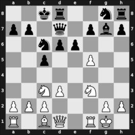 1968 Belgrade (Women) 4th – Round 11 – Markovic Milinko – 0-1 – Gaprindashvili, Nona – G40