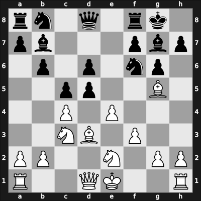 1968 Bucharest – Round 11 – Gheorghiu, Florin – 1/2-1/2 – Tringov, Georgi P – G25