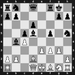 1968 Budapest – Round 1 – Portisch, Lajos – 0-1 – Forintos, Gyozo V – G23