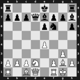 1968 Budapest – Round 1 – Dely, Peter – 1/2-1/2 – Kluger, Carsten – G69