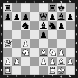 1968 Buenos Aires – Round 4 – Guimard, Carlos E – 1/2-1/2 – Perez Cascella, Julio – G19