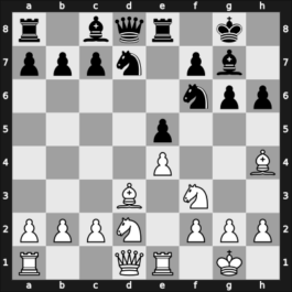1968 Buenos Aires – Round 6 – Guimard, Carlos E – 1/2-1/2 – Pugach, Mario – G30