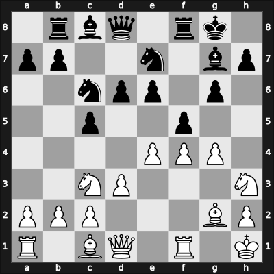 1968 CSR Ch – Round 9 – Vykydal, Frantisek – 1/2-1/2 – Pachman, Ludek – G78