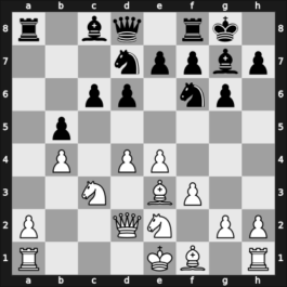 1968 Capablanca Memorial – Round 1 – Jimenez Zerquera, Eleazar – 1/2-1/2 – Donner, Jan-Hein – G28
