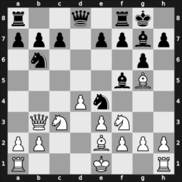 1968 Capablanca Memorial – Round 1 – Ostojic, Predrag – 1-0 – Kholmov, Ratmir D – G35