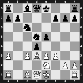 1968 Cardenas/Matanzas/Santa Clara – Round 7 – Pena Felix, Gustavo Adolfo – 0-1 – Alvarez del Monte, Jose – G32