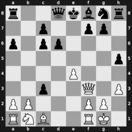 1968 Cardenas/Matanzas/Santa Clara – Round 11 – Jimenez Zerquera, Eleazar – 1/2-1/2 – Macskasy, Elod – G56