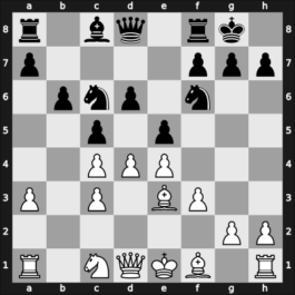 1968 Cardenas/Matanzas/Santa Clara – Round 14 – Yepez, Olavo – 1/2-1/2 – Alvarez del Monte, Jose – G69