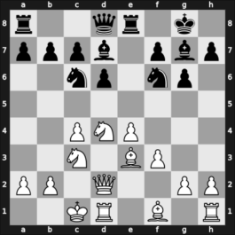 1968 Cardenas/Matanzas/Santa Clara – Round 17 – Alvarez del Monte, Jose – 1/2-1/2 – Macskasy, Elod – G91