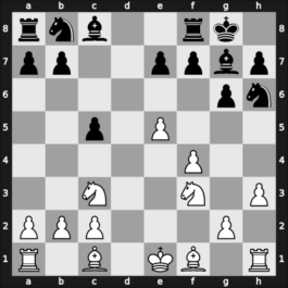 1968 Clare Benedict Cup 15th – Round 2 – Ree, Hans – 1/2-1/2 – Pfleger, Helmut, Dr. – G10
