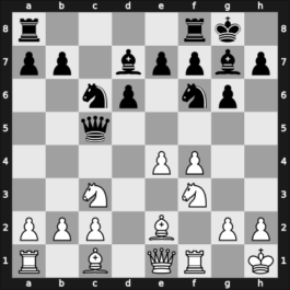 1968 Copenhagen ch-DEN – Round 1 – Petersen, Finn – 1/2-1/2 – Hamann, Svend – G30