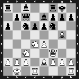 1968 Goldwater Marshall – Round 2 – Mednis, Edmar J – 1/2-1/2 – Sherwin, James T – G3