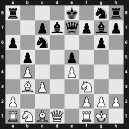 1968 Goldwater Marshall – Round 5 – Mednis, Edmar J – 1-0 – Seidman, Herbert – G11
